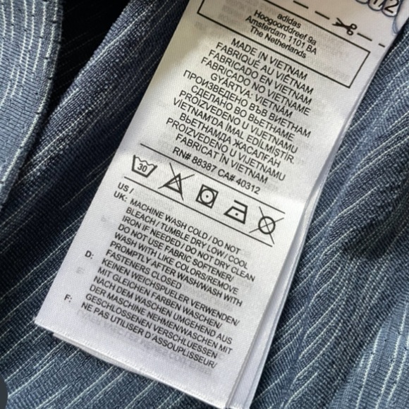 Adidas Space Dye Torrey Pines Sleeveless Golf Shirt Size Medium NWT - Picture 5 of 10